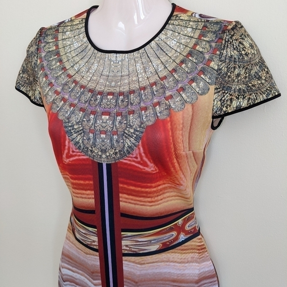 Clover CANYON Bodycon Printed Dress Xs - Picture 5 of 16